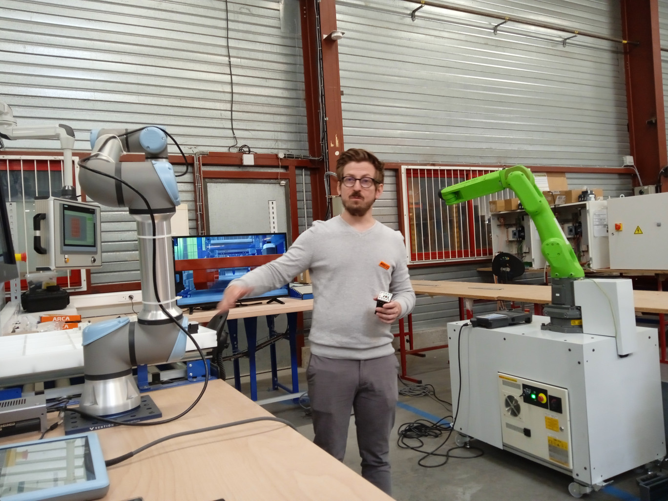 L'innovation est bien entrée dans l'atelier de production.