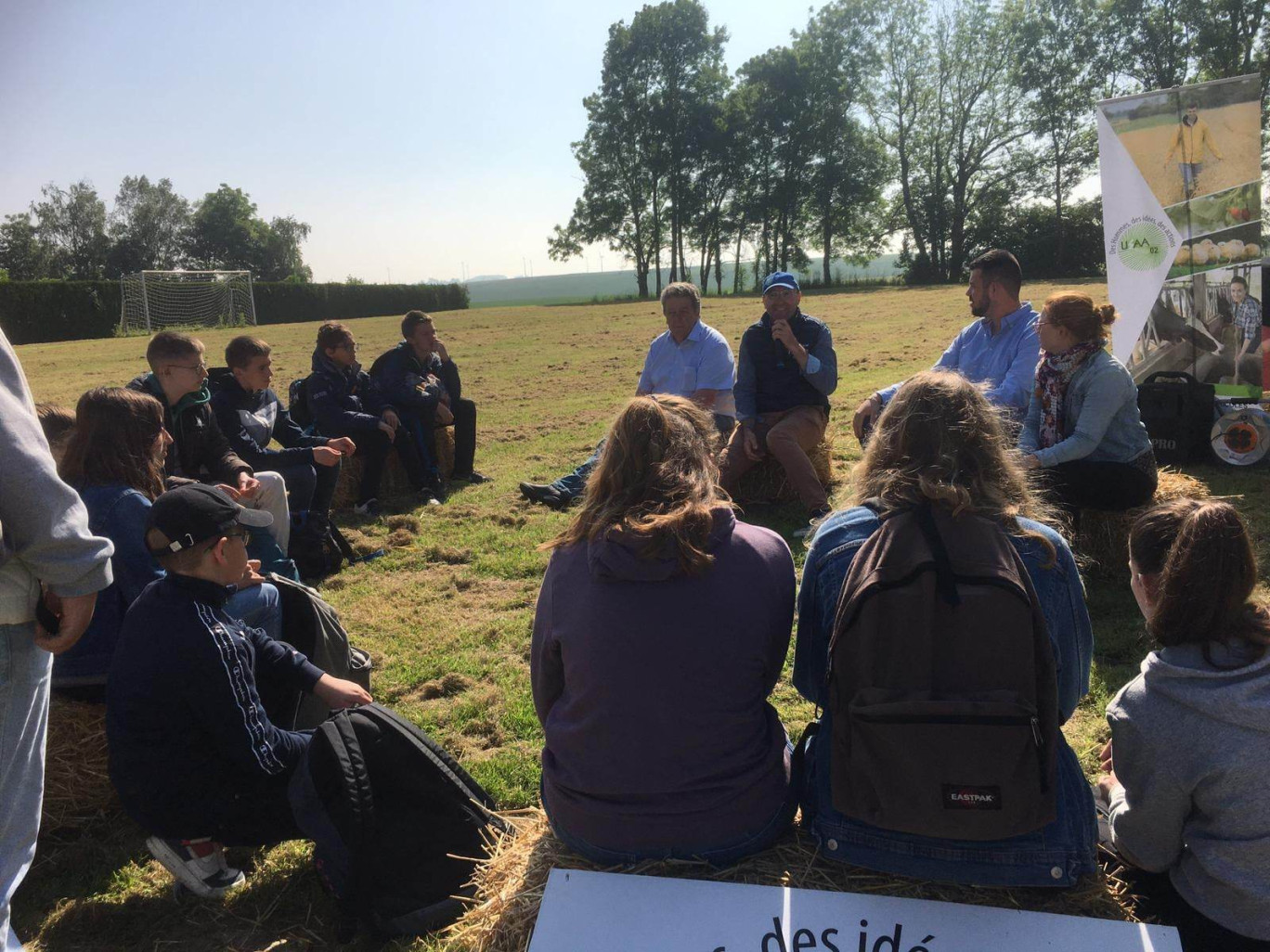 Des temps d’échanges et de témoignages ont permis aux jeunes de mieux appréhender les métiers du monde agricole.