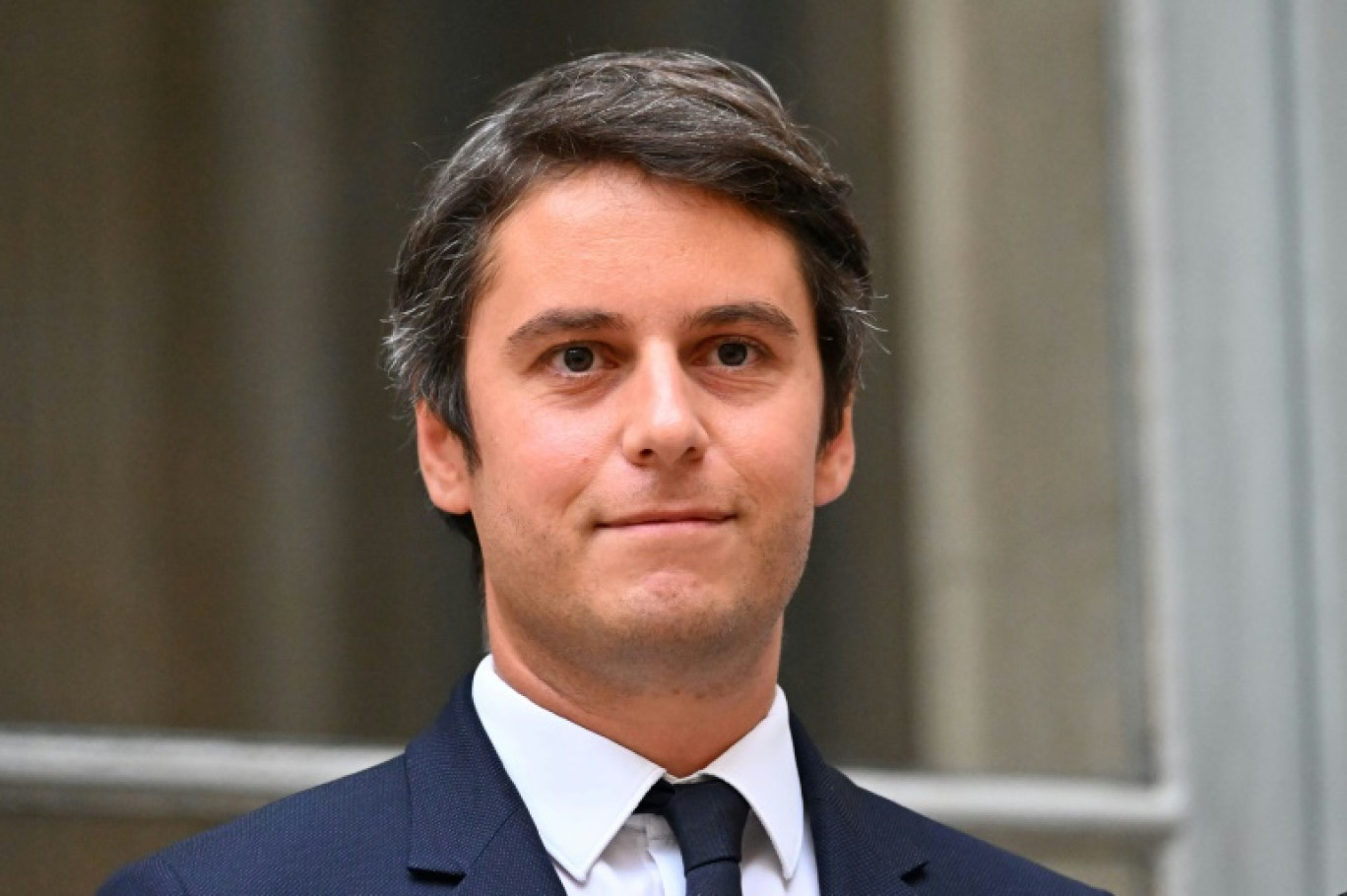 Gabriel Attal, nommé ministre de l'Education, le 20 juillet 2023 à Paris © Emmanuel DUNAND