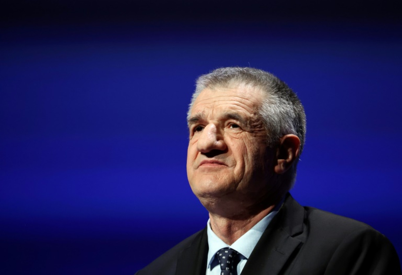 Jean Lassalle, le 15 mars 2022 à Montrouge, au sud de Paris © THOMAS COEX
