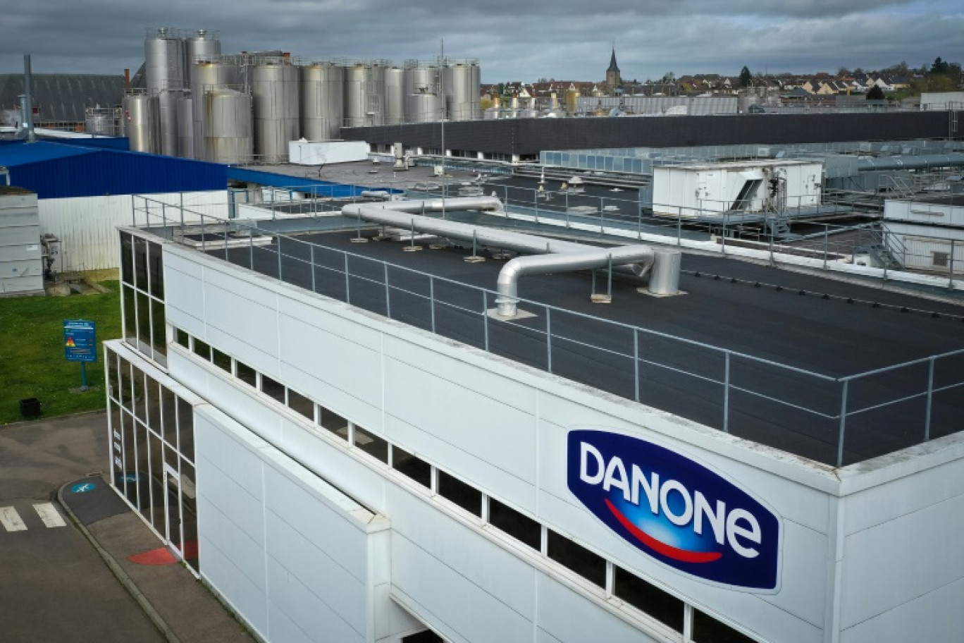 Usine Danone de Ferrieres-en-Bray (Seine-Maritime), le 29 mars 2023. © Lou BENOIST
