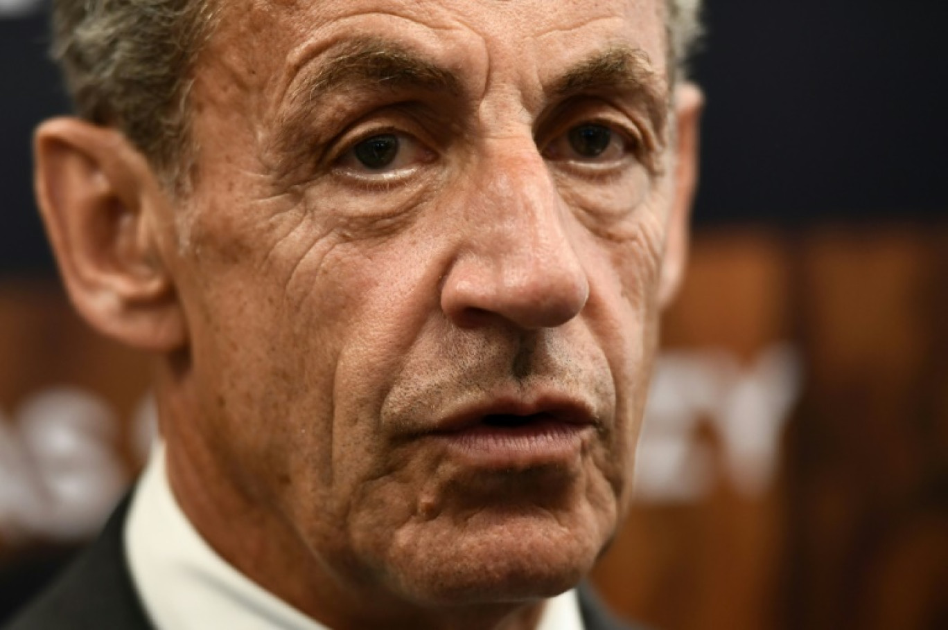 L'ancien président Nicolas Sarkozy, à Arcachon, en Gironde, le 25 août 2023 © Christophe ARCHAMBAULT