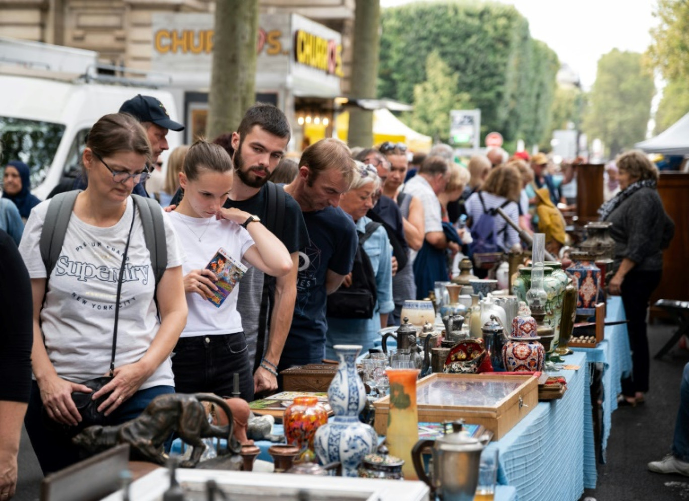 A la braderie de Lille (Nord), le 2 septembre 2023 © FRANCOIS LO PRESTI