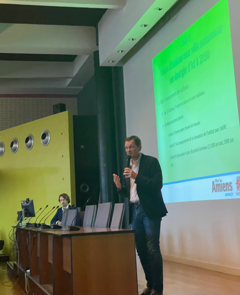 Mercredi 20 septembre, avait lieu à Amiens, les Rencontres du Pacte pour la transition écologique en présence, notamment, de Bruno Bienaimé, adjoint au maire délégué à la Nature en ville, la santé, la transition écologique et à la promotion du vélo.