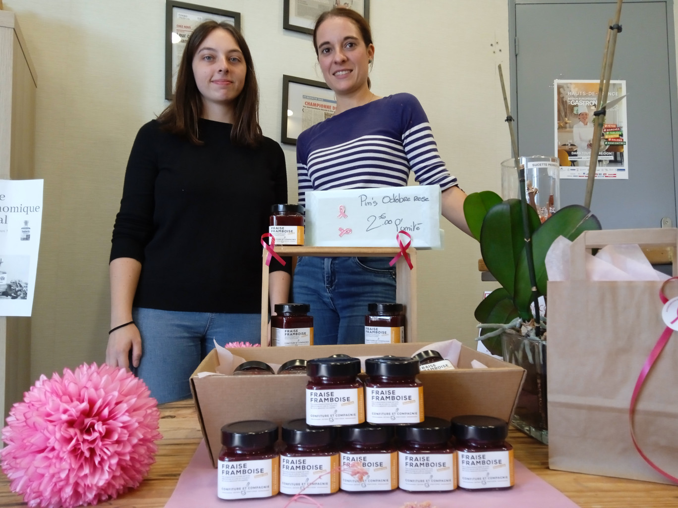 Saint-Quentin : Confiture et Compagnie concocte une confiture spéciale Octobre rose