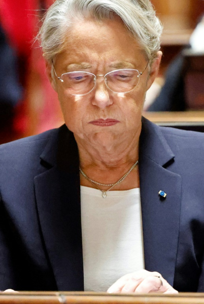 La Première ministre Elisabeth Borne au Sénat le 29 novembre 2023 © Ludovic MARIN