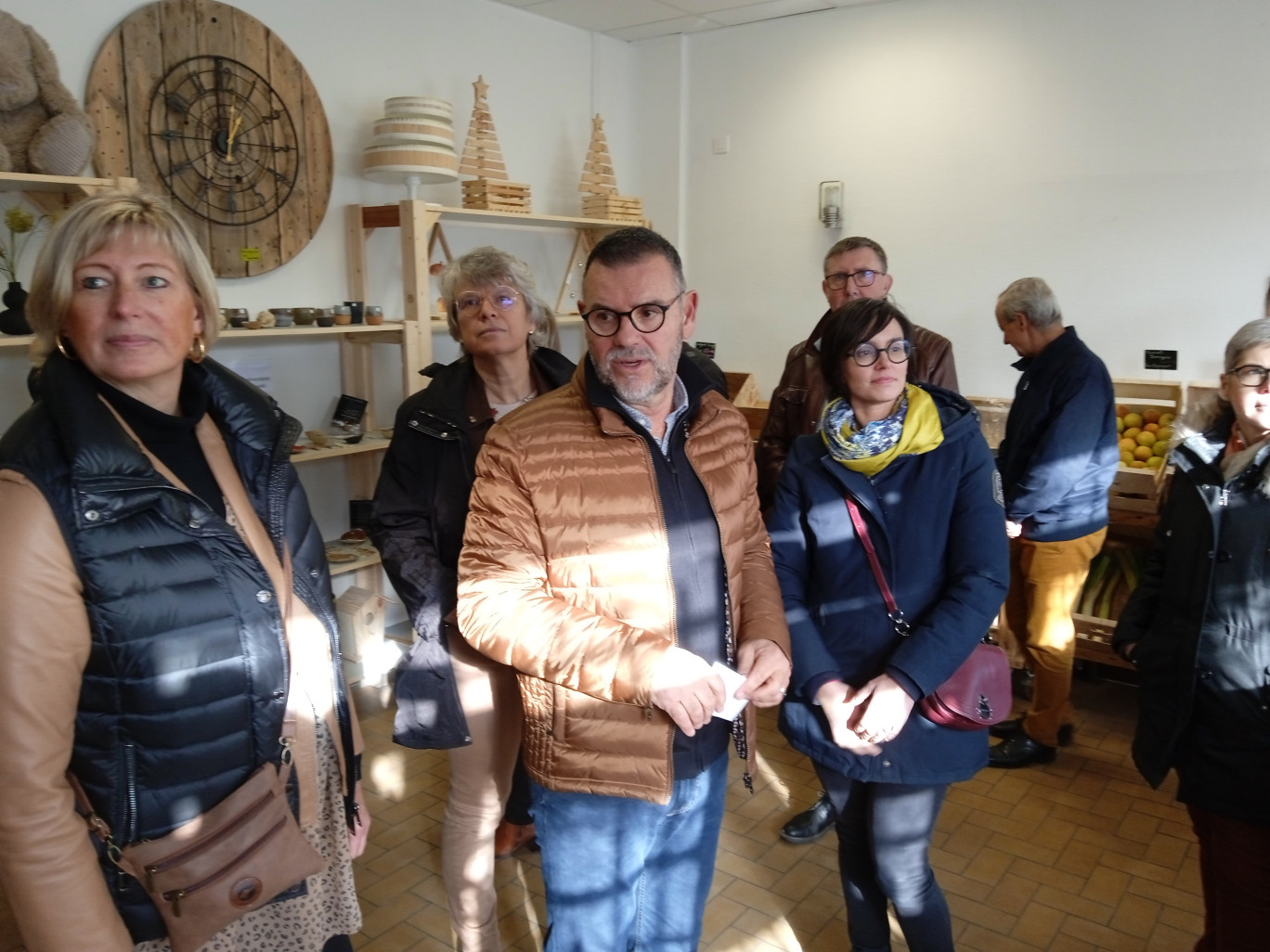 La boutique solidaire se veut ouverte sur l'extérieur.