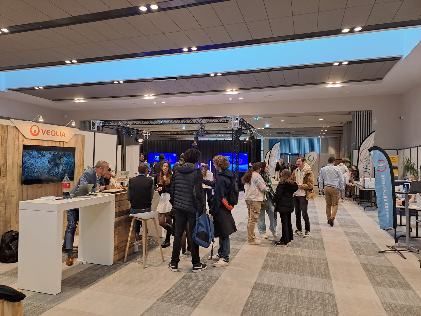 Près de 3 000 visiteurs étaient présents lors du salon WeTech. © Aletheia Press/L.Saleur