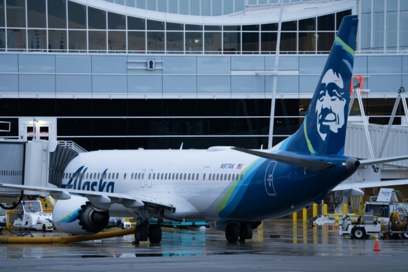 Un 737 MAX 9 d'Alaska Airlines à Seattle (Etat du Washington) © STEPHEN BRASHEAR
