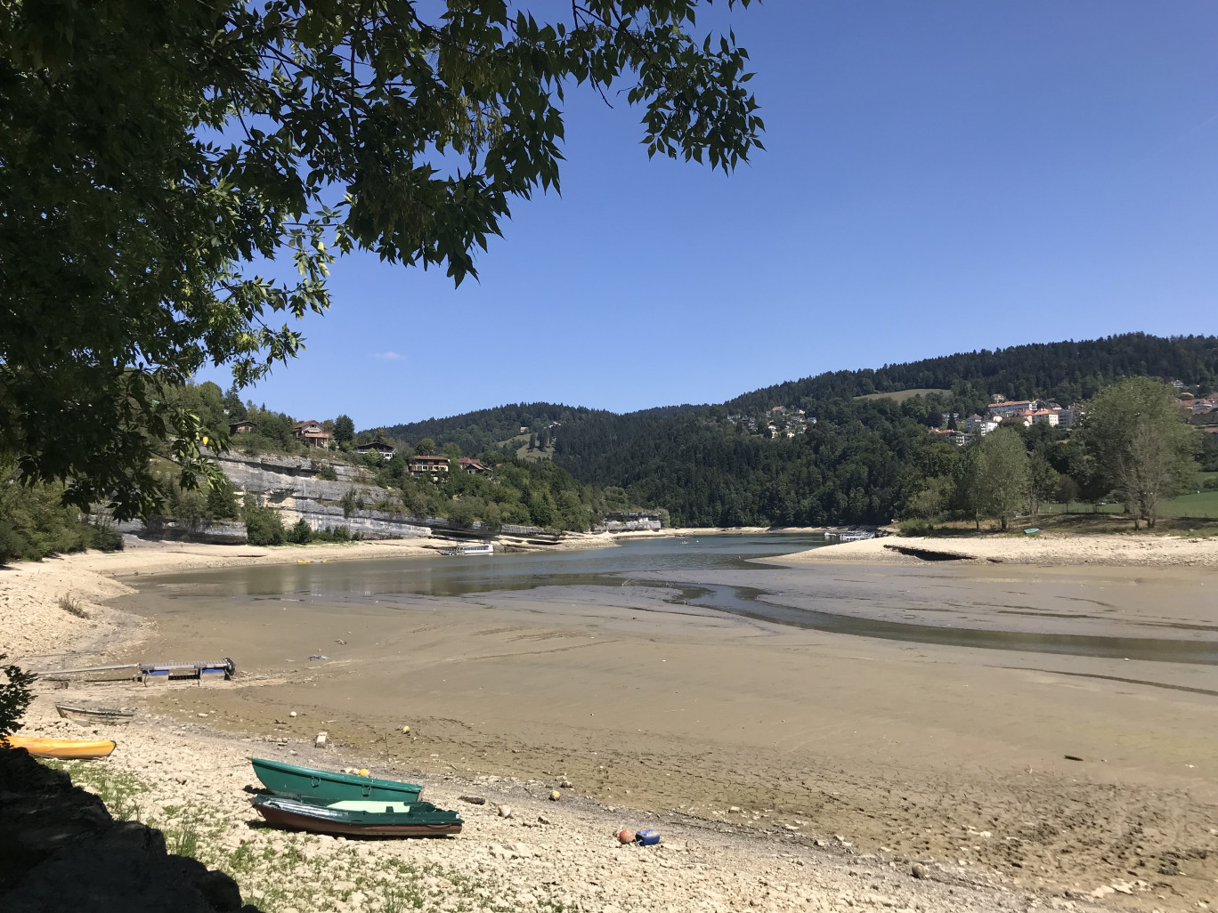 En Bourgogne-Franche-Comté, les cours d’eau victime de la sécheresse ont conduit à la création d’un comité régional de l’eau et des actions concrètes. (@DREAL BFC-Fabien Ponchon)