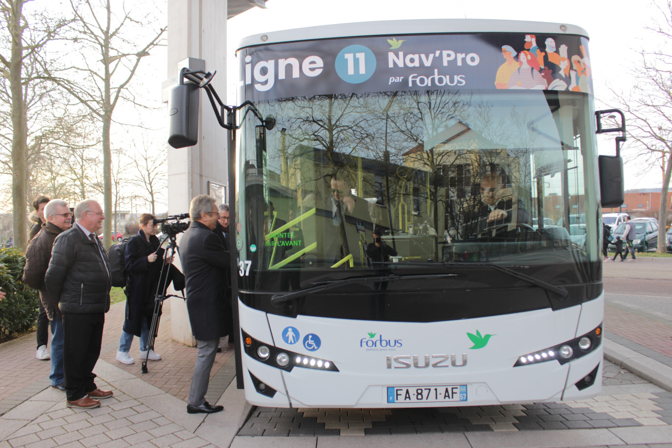 Lors de l'inauguration de la nouvelle ligne. ©CAFPF.