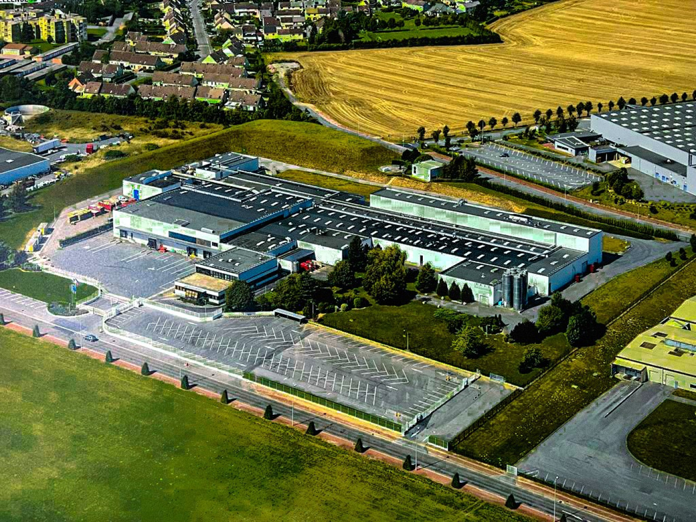L'usine Nestlé de Caudry. © Italpizza
