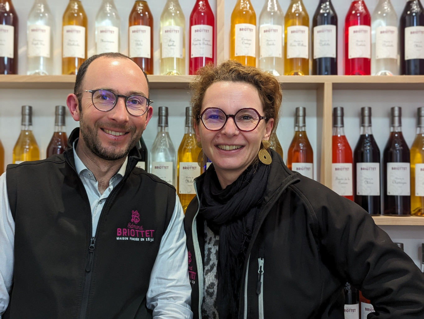 Claire et Vincent Briottet dirigent ensemble l’entreprise familiale. (Aletheia Press / Nadège Hubert)