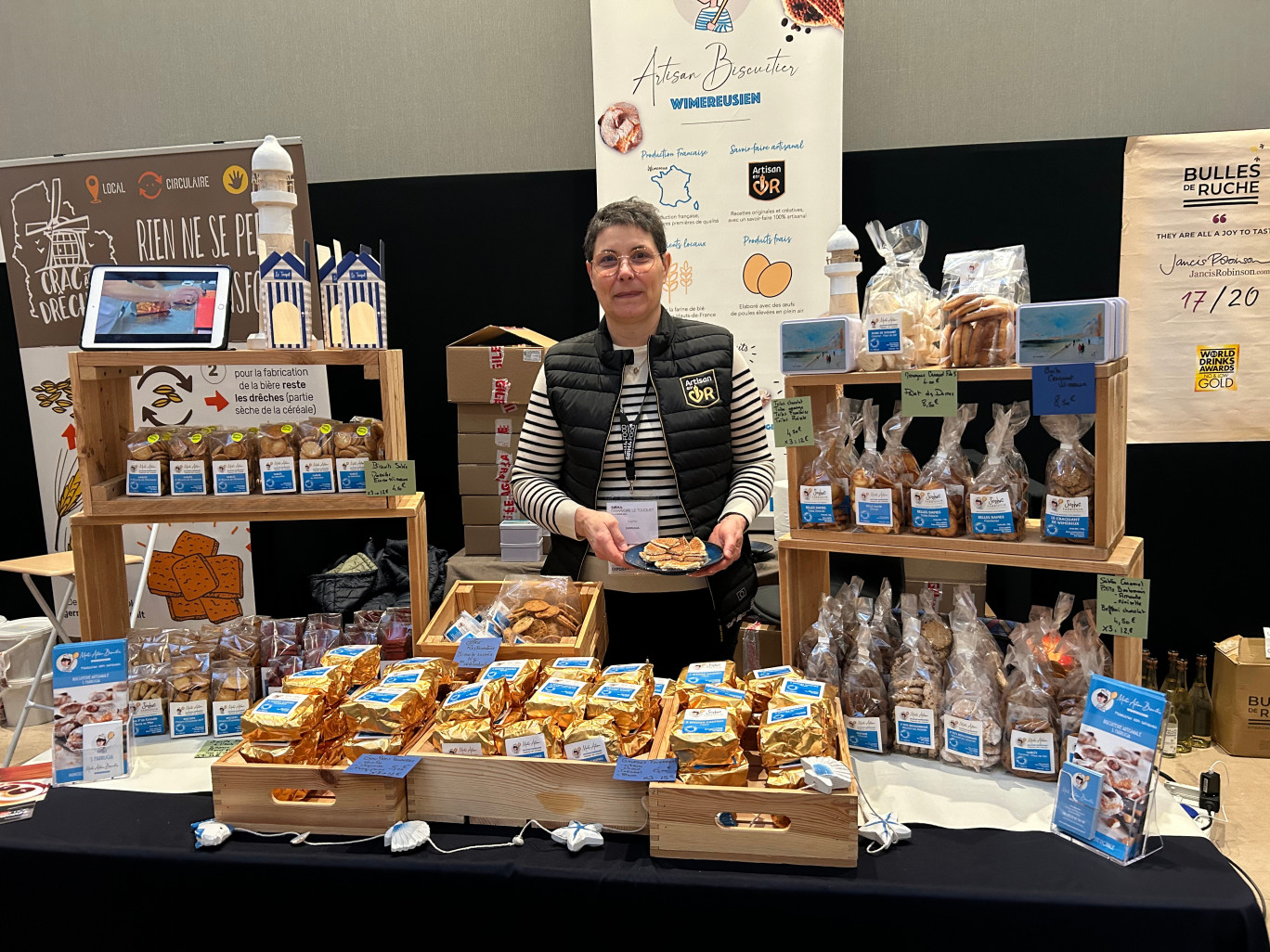 Sophie Ferrugia, a été élue «Maître Biscuitier», il y a deux ans, par la Chambre des Métiers et de l’Artisanat. © Aletheia Press/L.Péron