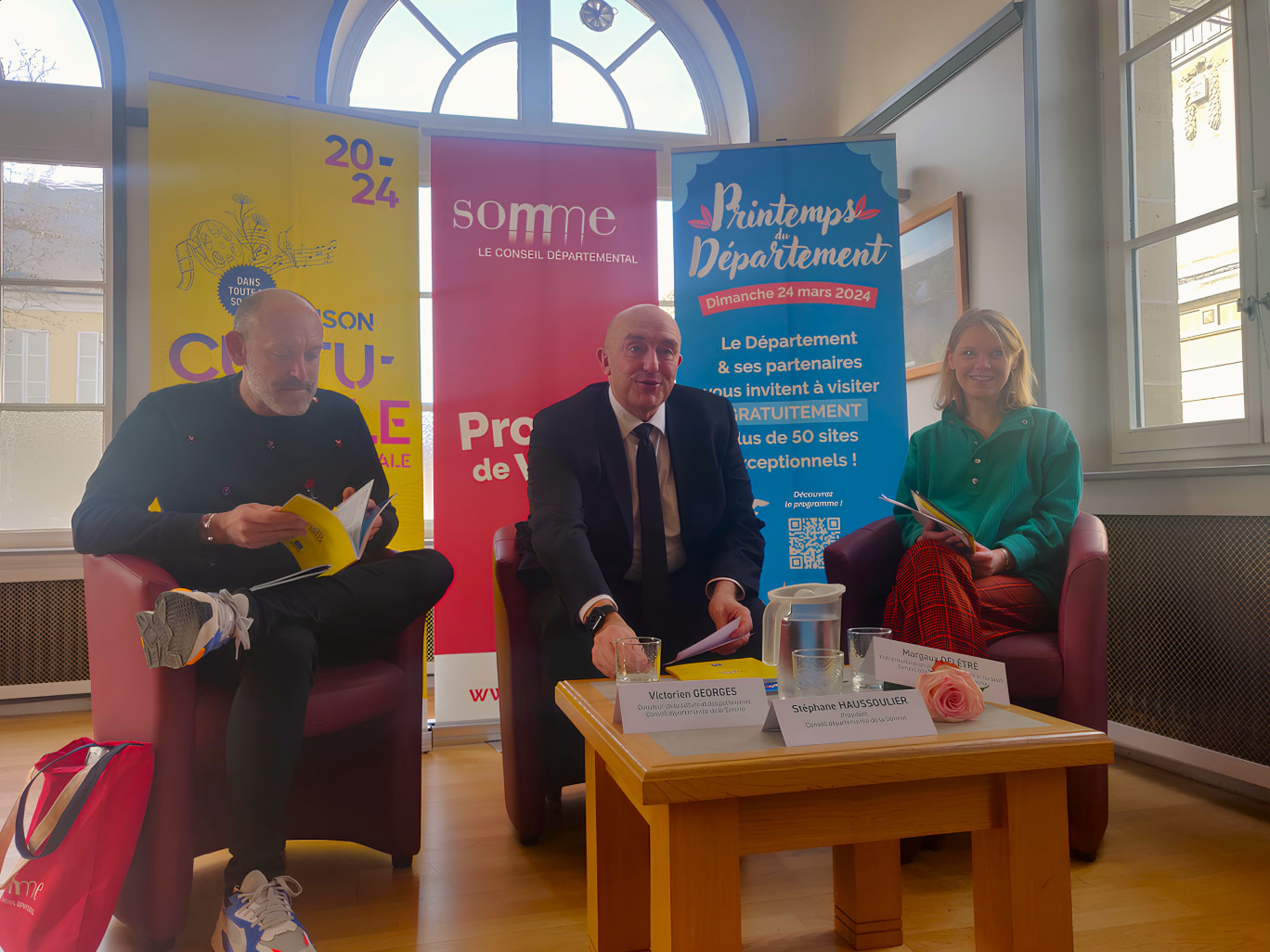 Victorien Georges, Stéphane Haussoulier et Margaux Delétré. ((c)Aletheia Press/DLP) 