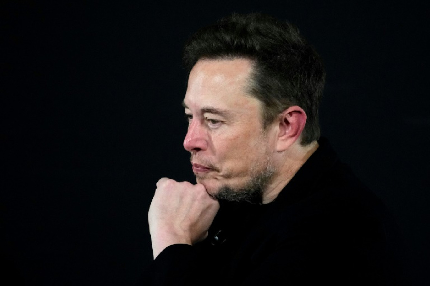 Elon Musk, patron de Tesla, SpaceX et X (ex-Twitter), le 2 novembre 2023 à Londres © Kirsty Wigglesworth