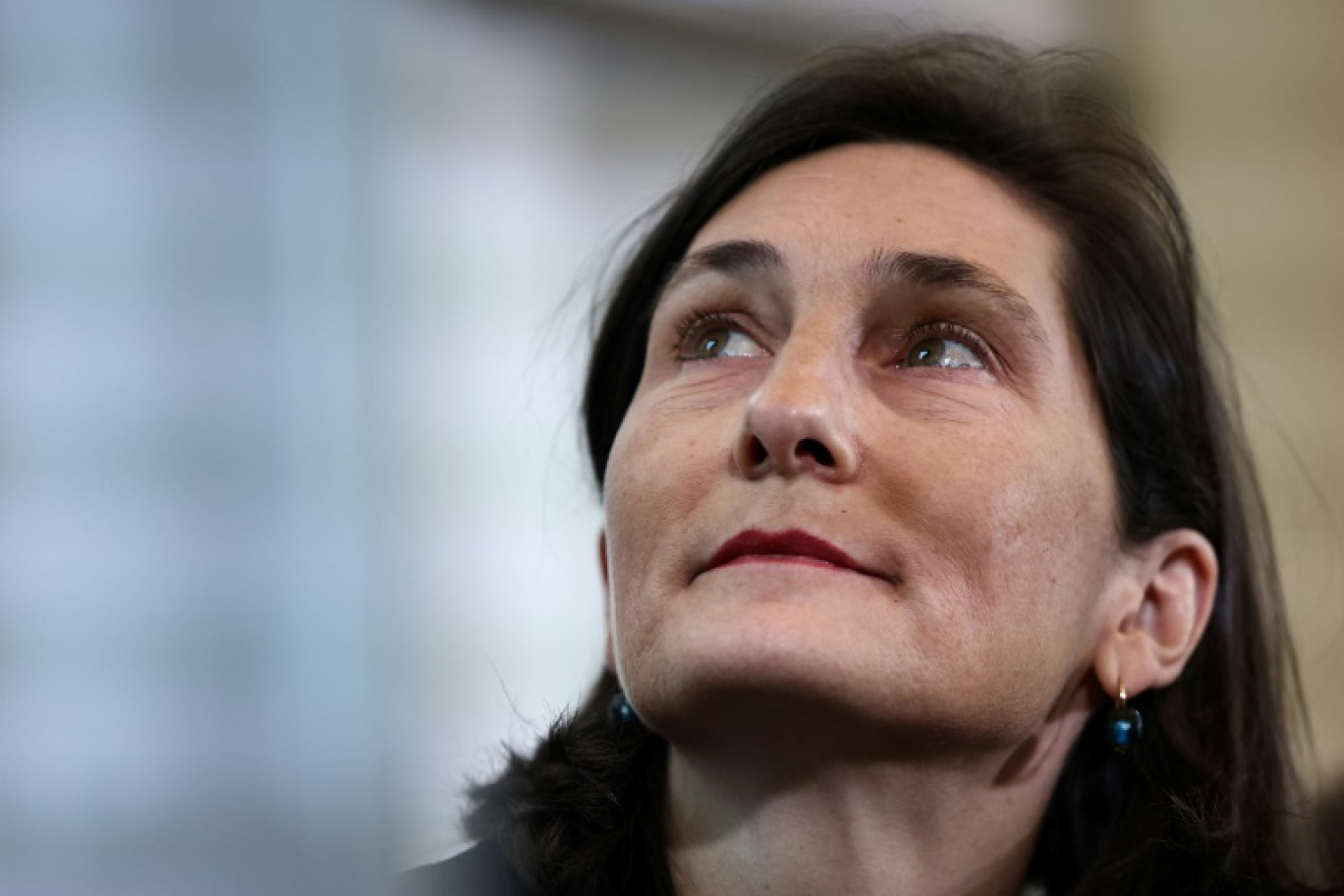La minitre des Sports Amélie Oudéa-Castéra, le 11 mars 2024 à Paris © Anne-Christine POUJOULAT