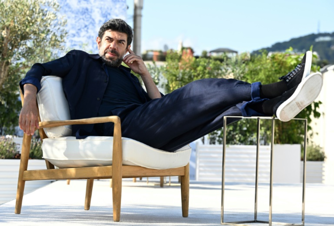 L'acteur italien Pierfrancesco Favino à Cannes, le 25 mai 2022 © Stefano Rellandini