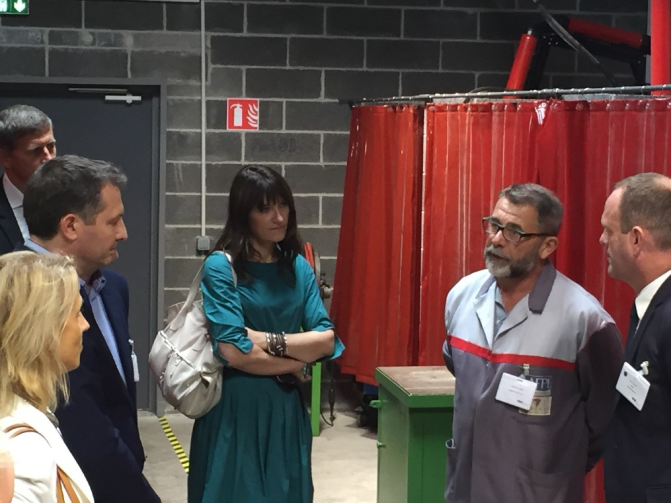 Au centre, Gaelle Velay, directrice régionale de la Caisse des dépôts et Consignations.