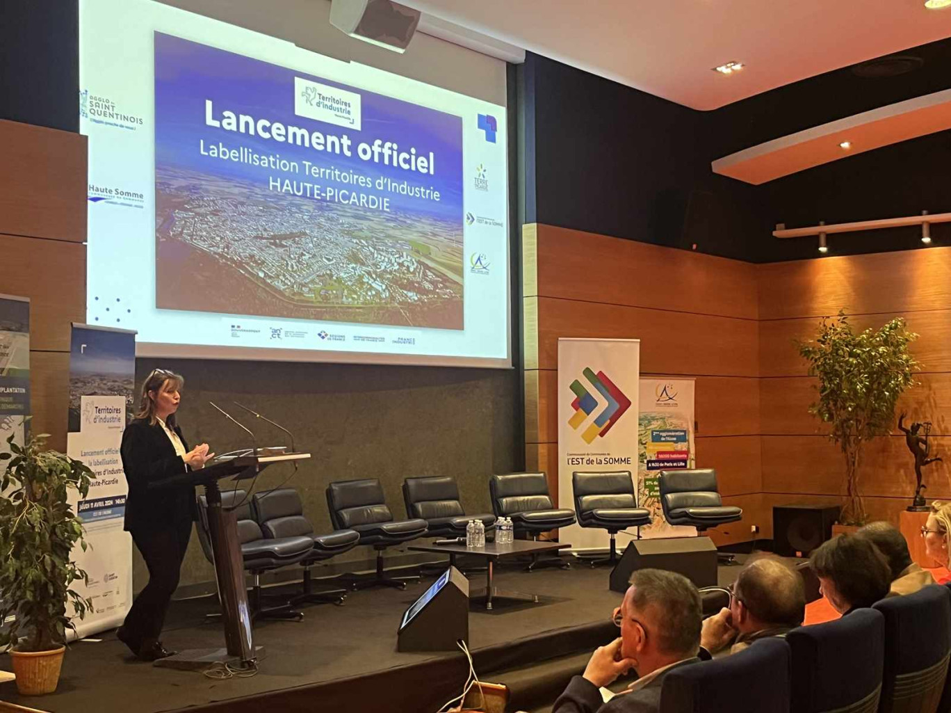 Le lancement de ce second acte du label "Territoires d'Industrie" a eu lieu à la CCI de l'Aisne à Saint-Quentin.