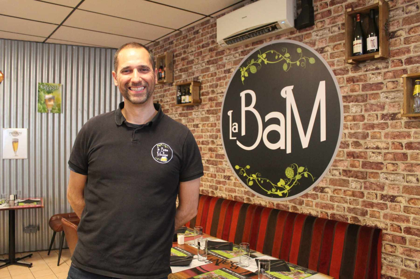 Frédéric Marteau, l'un des associés à la tête de la Boîte à mousse de Laon.