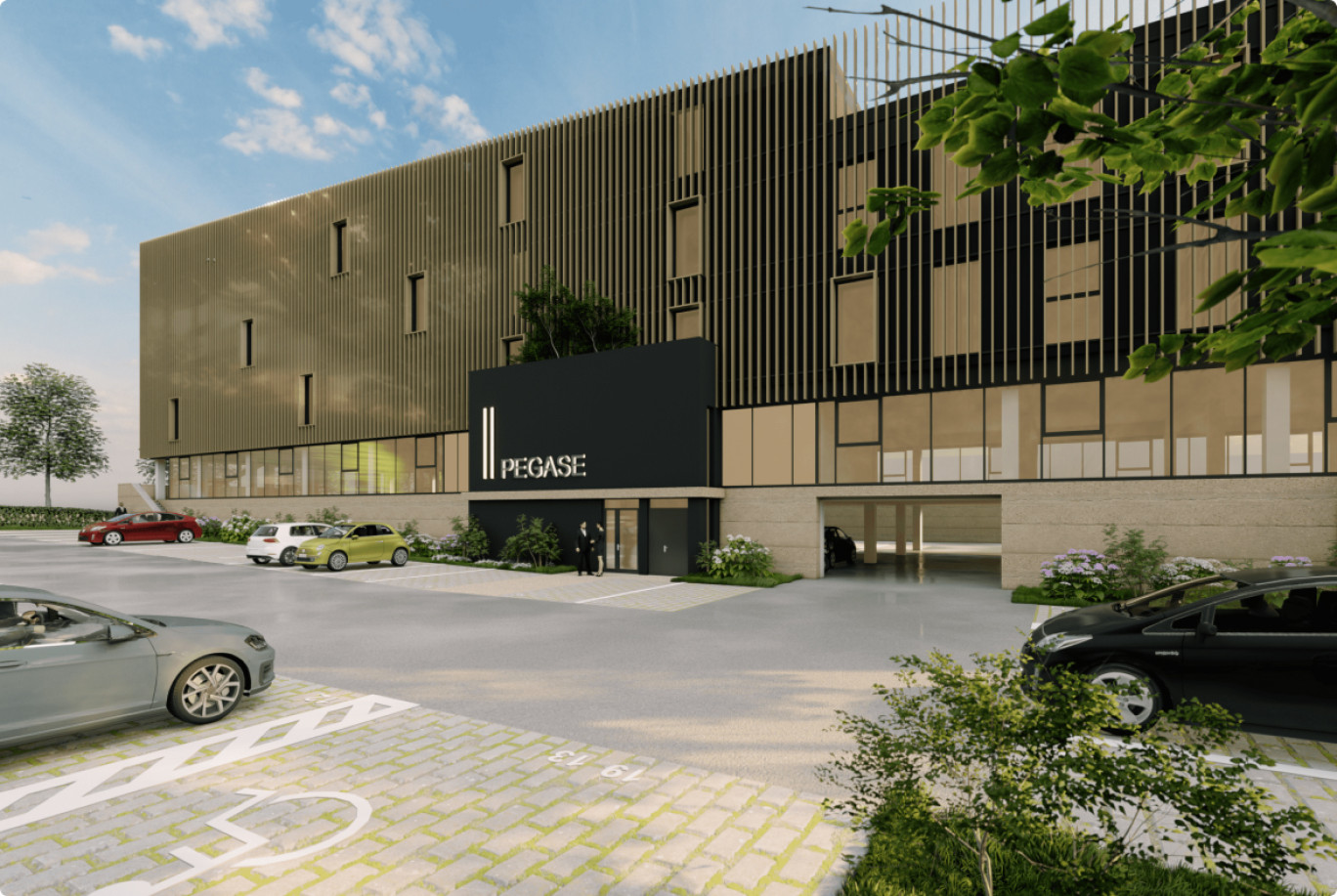 © : GHA Architectes Le Groupe BMG vient d’annoncer la commercialisation de son nouveau programme d’immeuble de bureaux à Laxou, Pégase. La livraison est annoncée pour le second semestre 2025.