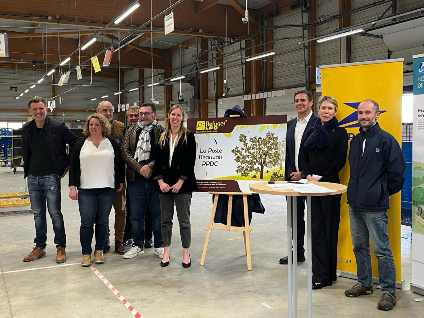 Depuis le 2 avril, la plate forme courrier La Poste a inauguré son Refuge LPO.