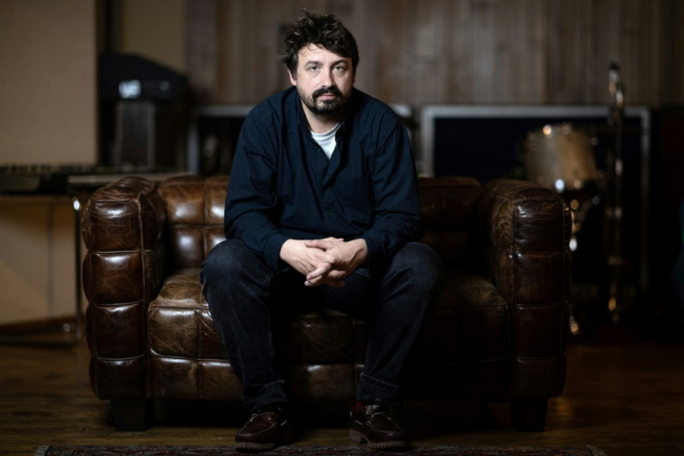 Le musicien et compositeur Victor Le Masne, le 2 mai 2024 à Paris © JOEL SAGET