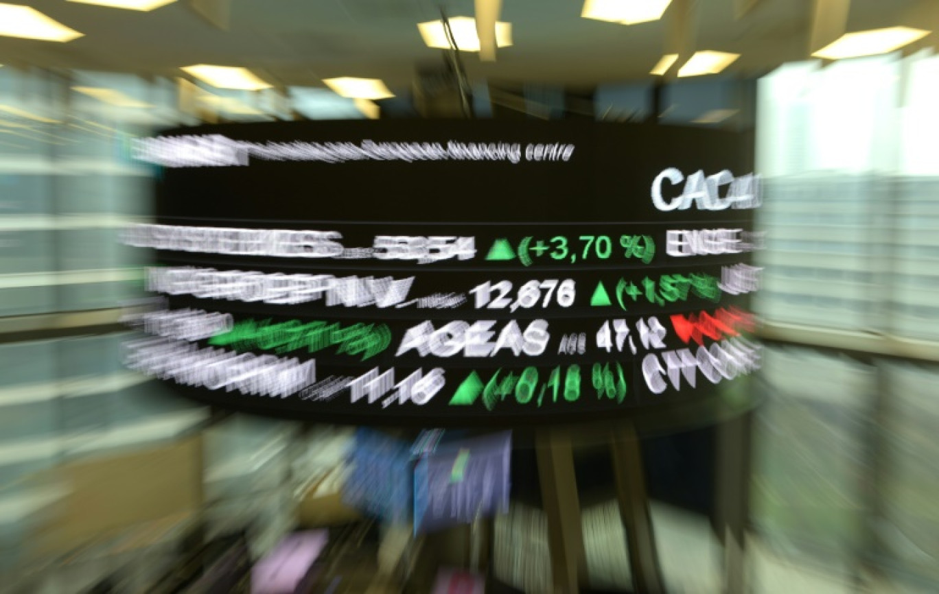 La salle de contrôle d'Euronext, société qui gère la Bourse de Paris © Eric PIERMONT