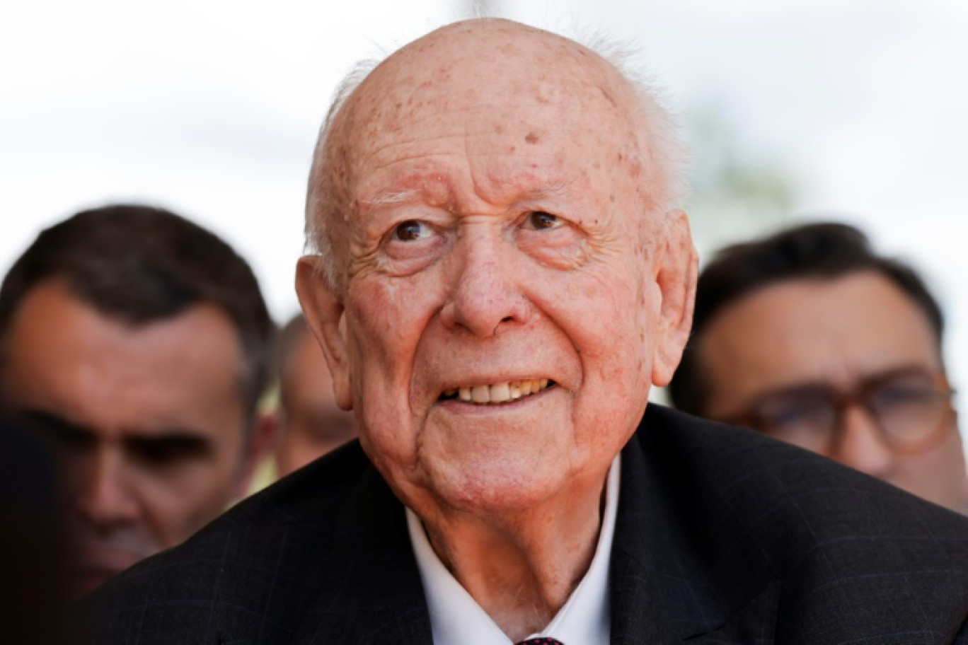 l'ancien maire de Marseille, Jean-Claude Gaudin, le 8 mai 2024 à Marseille © Ludovic MARIN