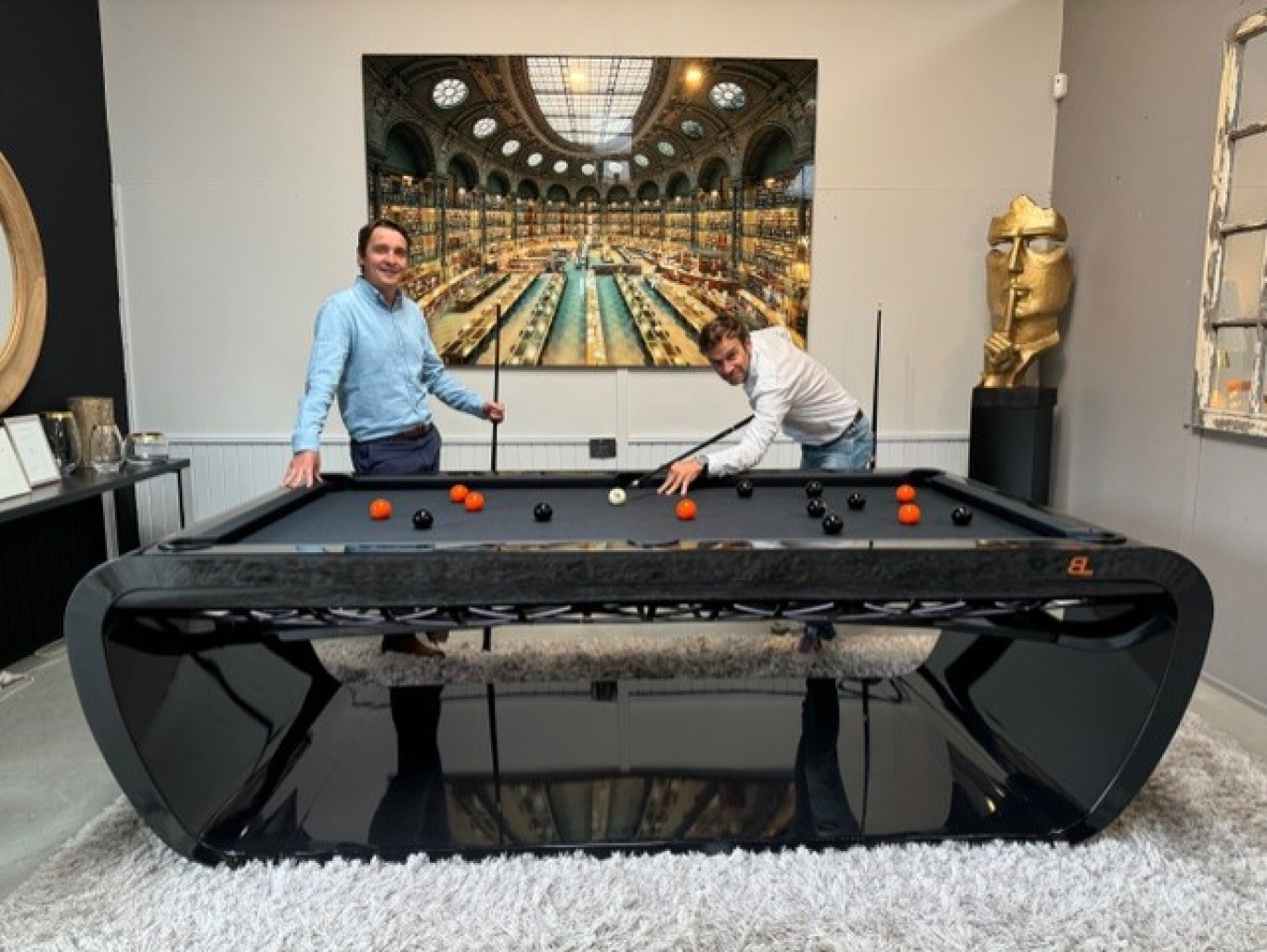 Aurélien Verlinde et Hubert Coisne sont les nouveaux dirigeants de l'entreprise Billards Toulet.