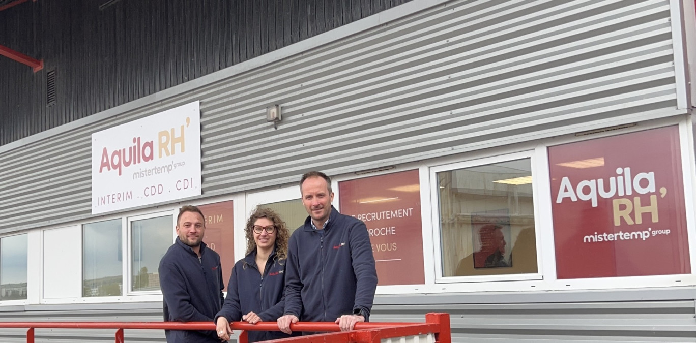 Aquila RH a inauguré ses nouveaux locaux, dans la zone d'activités Capécure de Boulogne-sur-Mer. © Aquila RH