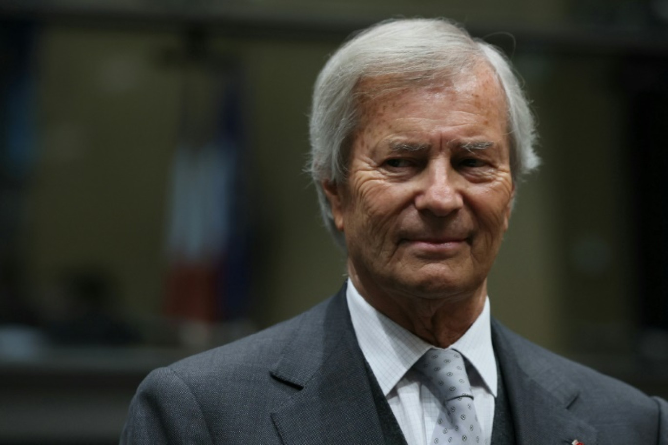 Vincent Bolloré avant une audition à l'Assemblée nationale à Paris le 13 mars 2024 © ALAIN JOCARD