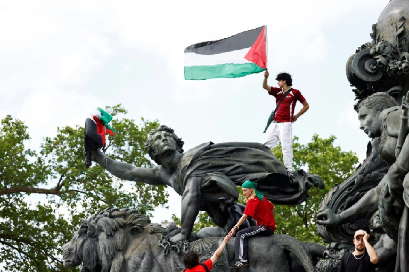 Manifestation de soutien aux Palestiniens, le 8 juin 2024 à à Paris © Sameer Al-Doumy