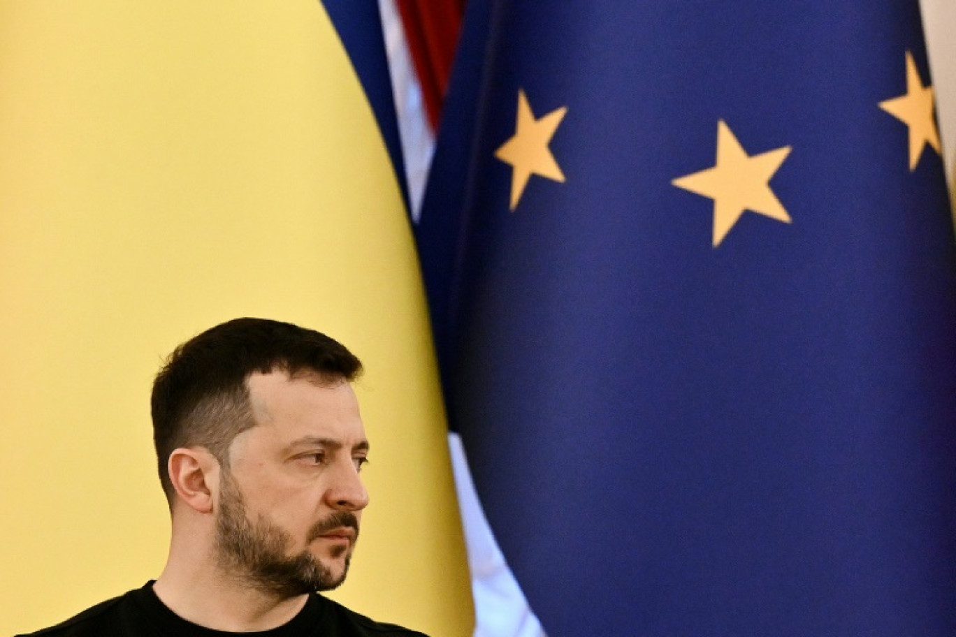 Le président ukrainien Volodymyr Zelensky, le 24 février 2024 à Kiev © Genya SAVILOV