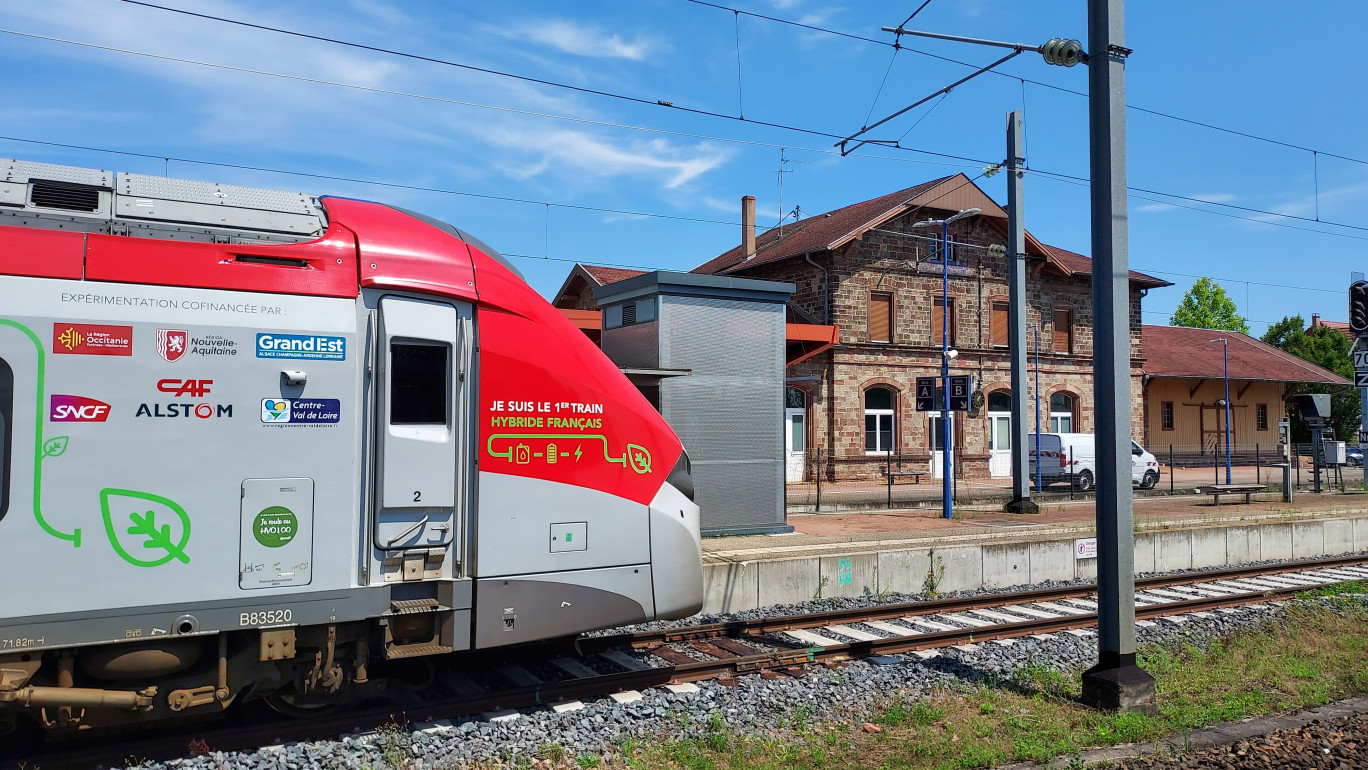 © Région GRAND EST Après l’Occitanie et la Nouvelle Aquitaine, c’est au tour du Grand Est d’expérimenter un train régional hybride sur la ligne commerciale Strasbourg-Sarreguemines jusqu’au 24 novembre.