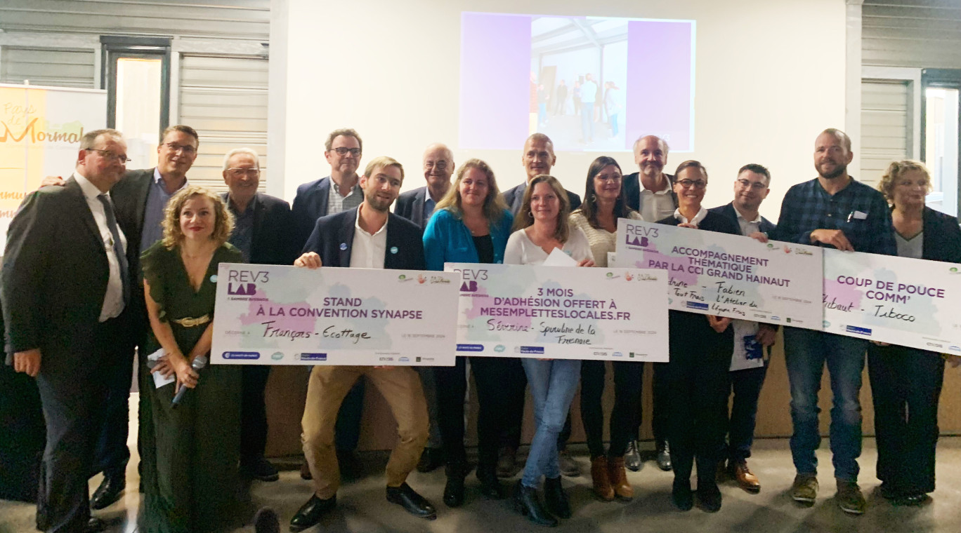 C’est la fin de six mois d’accompagnement pour les huit lauréats de la première promotion de l’accélérateur Rev3 LAB Sambre-Avesnois.