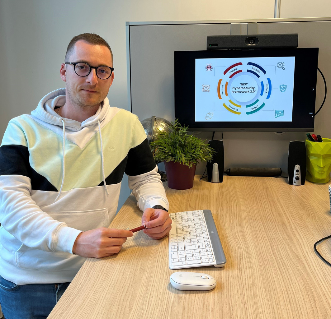 Romain Livet, Responsable Sécurité des Systèmes d'information (RSSI )d’Agesys, a travaillé sur cette labellisation.