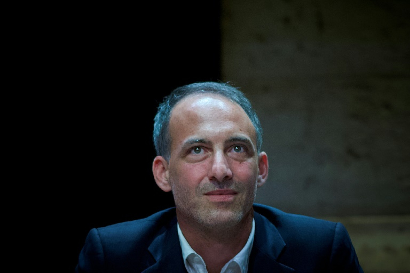 Le député européen et leader de Place publique Raphaël Glucksmann à La Réole, en Gironde, le 5 octobre 2024 © Thibaud MORITZ