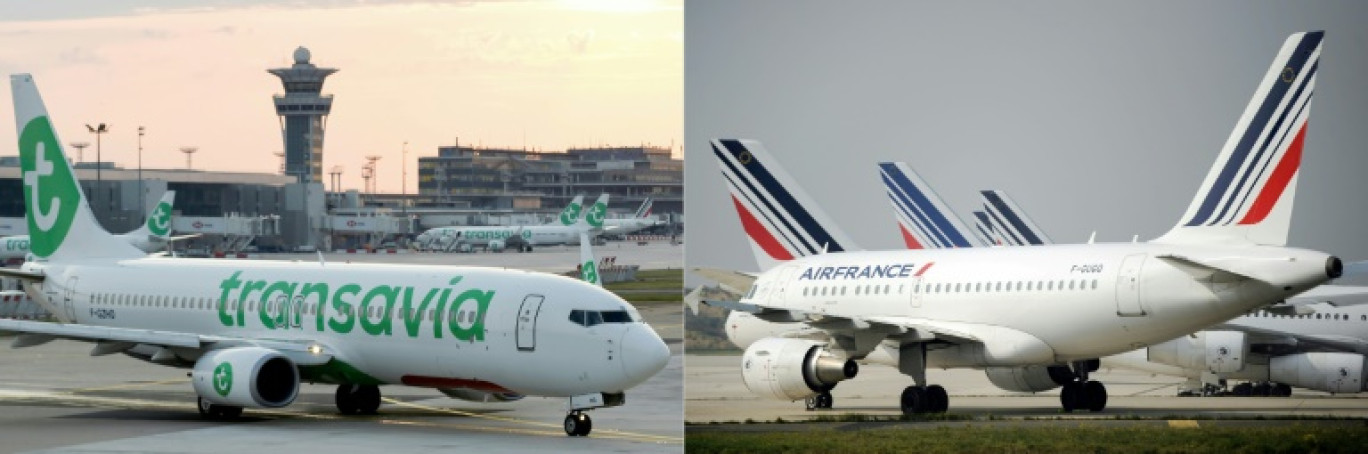 Air France et sa filiale low-cost Transavia ont annoncé lundi prolonger la suspension de leurs vols vers Tel-Aviv jusqu'au 15 octobre inclus et vers Beyrouth jusqu'au 26 octobre inclus "en raison de la situation sécuritaire" © ERIC PIERMONT