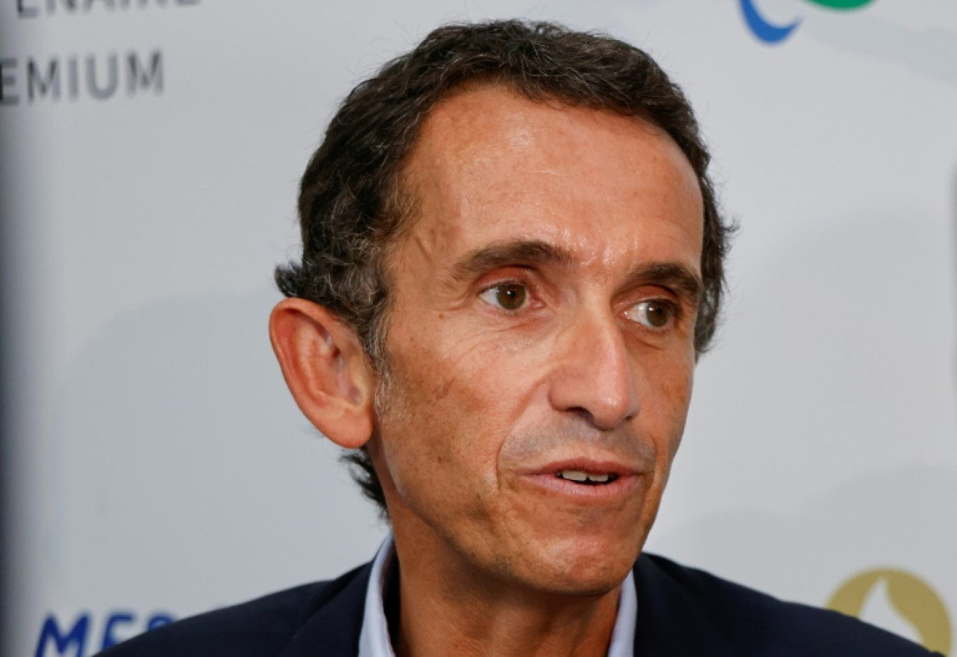 Le PDG de Carrefour Alexandre Bompard à Drancy, en Seine-Saint-Denis, le 11 septembre 2024 © Ludovic MARIN