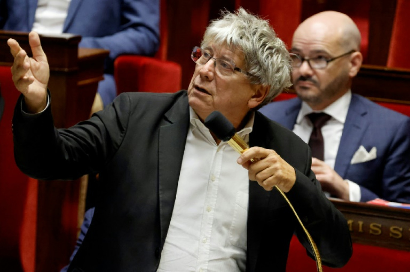 Le président insoumis de la commission des Finances Éric Coquerel, le 22 octobre 2024 à l'Assemblée nationale, à Paris © Ludovic MARIN