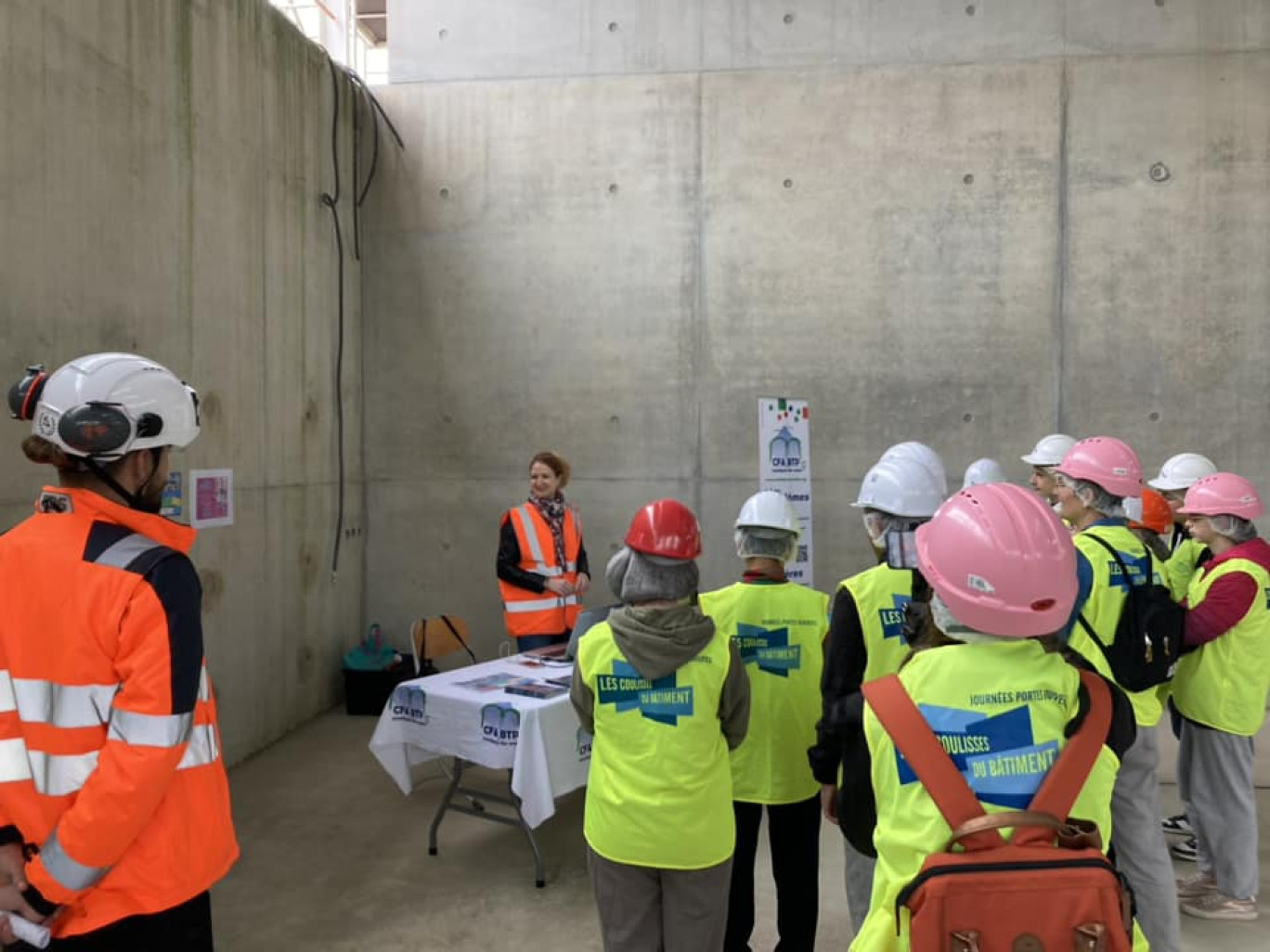 Faire découvrir aux jeunes les métiers du BTP et les enjeux du secteur. © Fédération BTP Moselle.