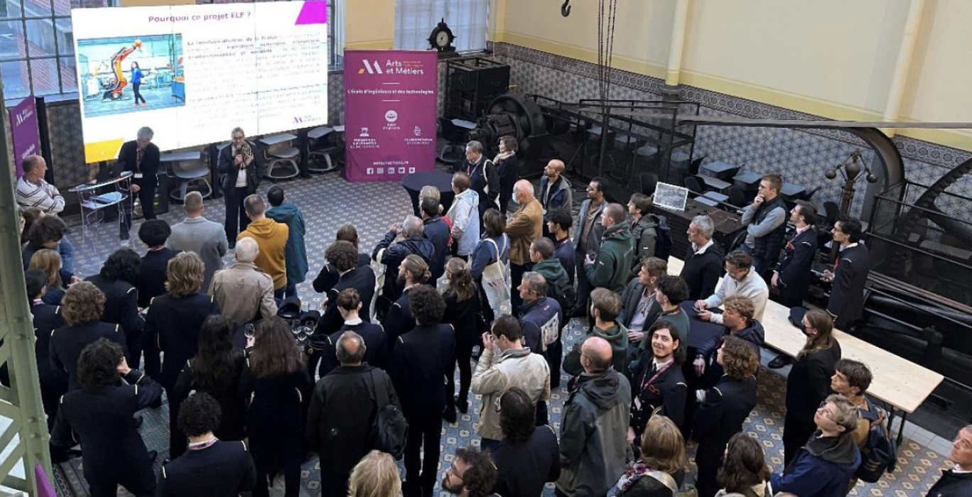 Le 10 octobre, Arts et Métiers a organisé une soirée de présentation des Evolutive Learning Factories. © ENSAM