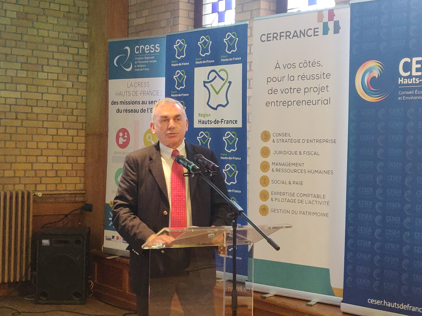Jean-Yves Cannesson, président du jury du Prix des dynamiques et solidarités rurales. (@Aletheia Press/DLP)