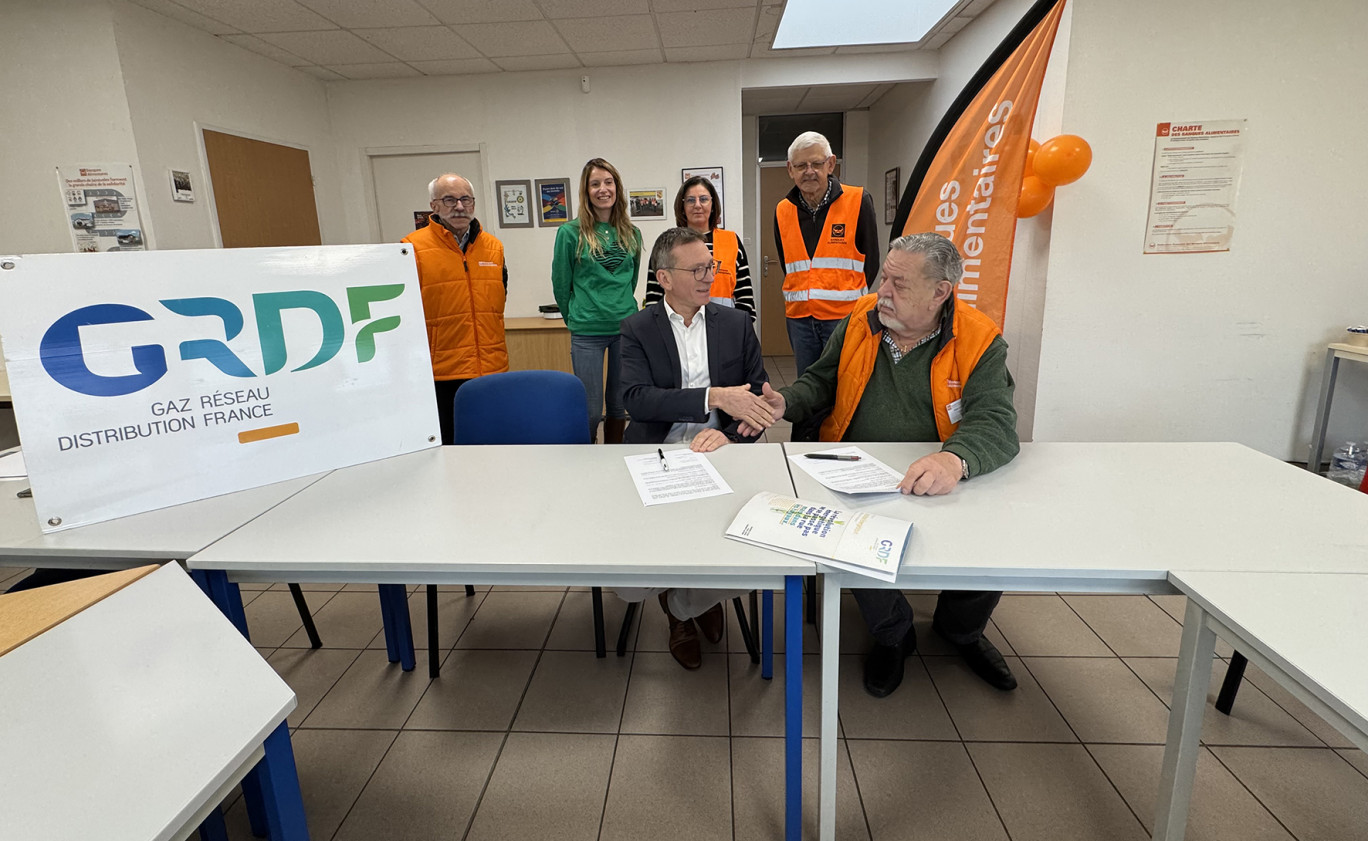 © GRDF. La Banque alimentaire de Meurthe-et-Moselle et GRDF ont renouvelé leur partenariat le 4 novembre.