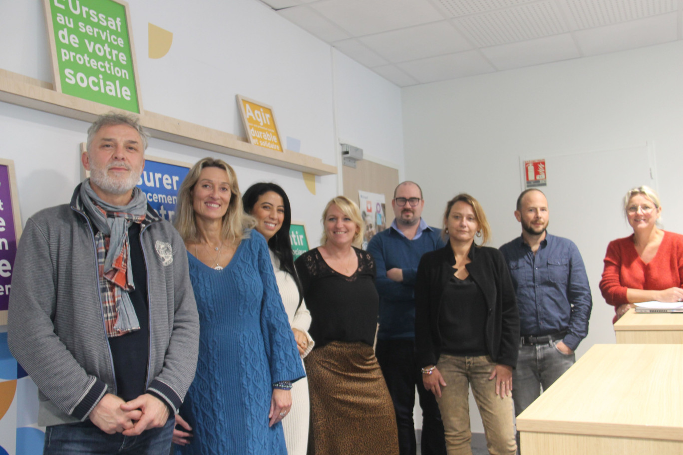 © Emmanuel Varrier. L’Urssaf, ce n’est pas uniquement le recouvrement des cotisations sociales ! Comme ici à l’antenne de Villers-lès-Nancy, l’équipe de l’Urssaf Lorraine propose le parcours d’accompagnement «Mes premiers pas avec l’Urssaf» à destination des auto-entrepreneurs et des travailleurs indépendants.