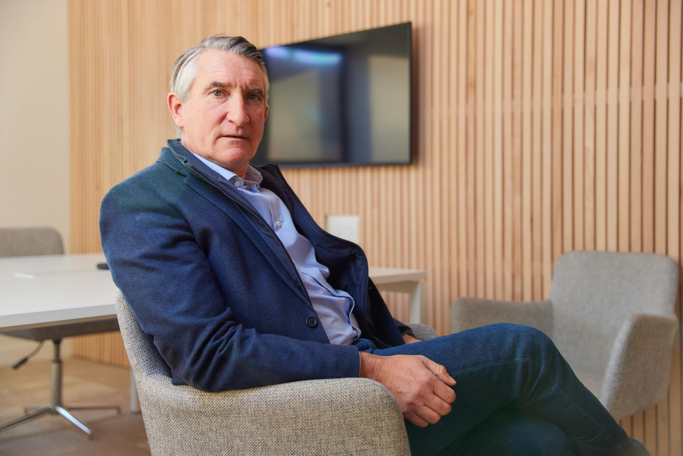 Olivier Macarez, président de l'Union des industries textiles et de l'habillement (UITH) Nord.