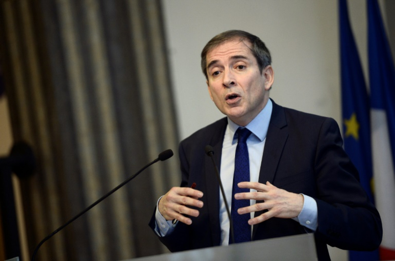 Dominique Libault, président du Haut conseil du financement de la protection sociale (HCFiPS), organisme rattaché à Matignon, le 5 mai 2015 à Paris © STEPHANE DE SAKUTIN