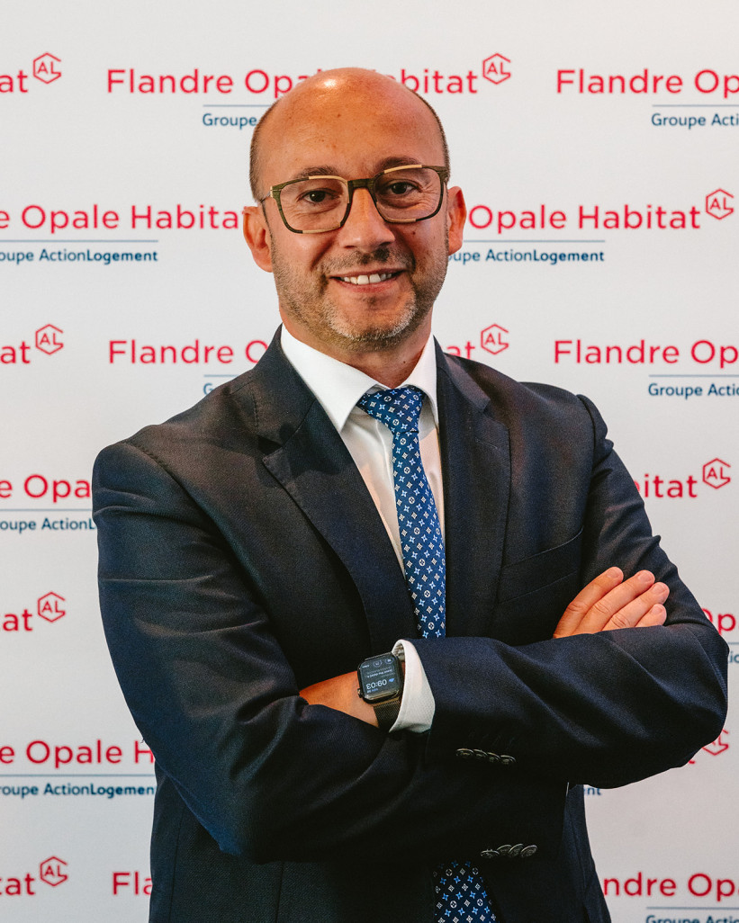 Christophe Vanhersel, directeur général de Flandre Opale Habitat.